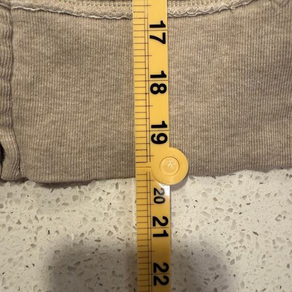Polo Jeans Ralph Lauren 1967 Zip Hoodie Sweatshirt Beige L Y2K Graphic Retro - Picture 8 of 9